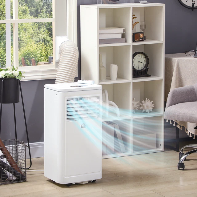 HOMCOM 8000 BTU Portable Air Conditioner for 161Sq Ft Area