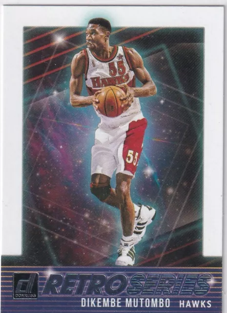 2021-22 Panini Donruss NBA Basketball Numéro 15 Dikembe Mutombo Rétro Série