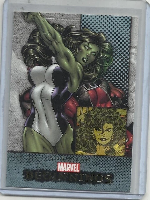 UD 2011 Marvel Beginnings: Series 1 SHE-HULK "Base Trading Card" #121 HTF!!