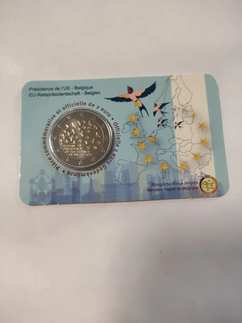 Coincard 2€ Euros Commémorative Belgique 2025 Spa Francorchamps Version Fr - Foto 4