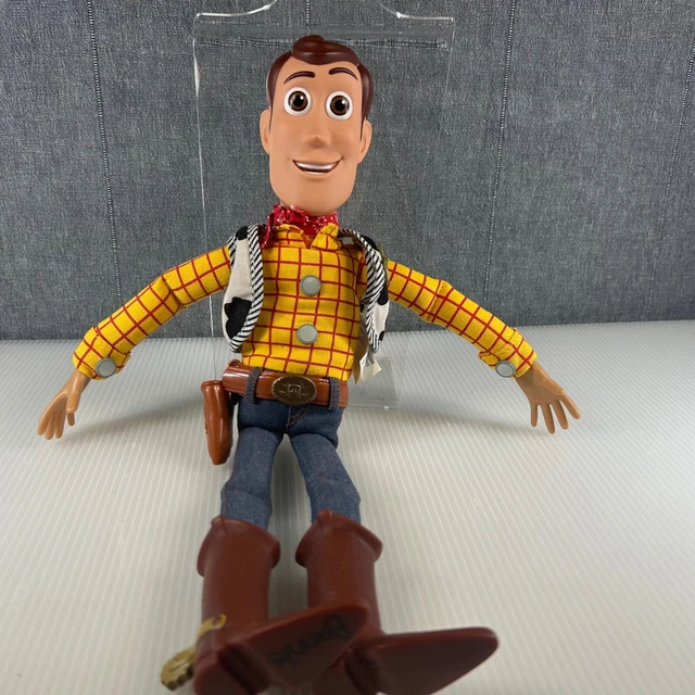 DISNEY PIXAR TOY Story Sheriff Woody Pull String Talking 13 Inch Figure