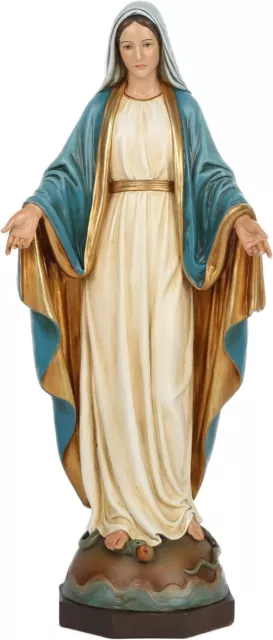 7 inch H Statue Our virgin Mary Lady of Grace Figure Catholic Gift