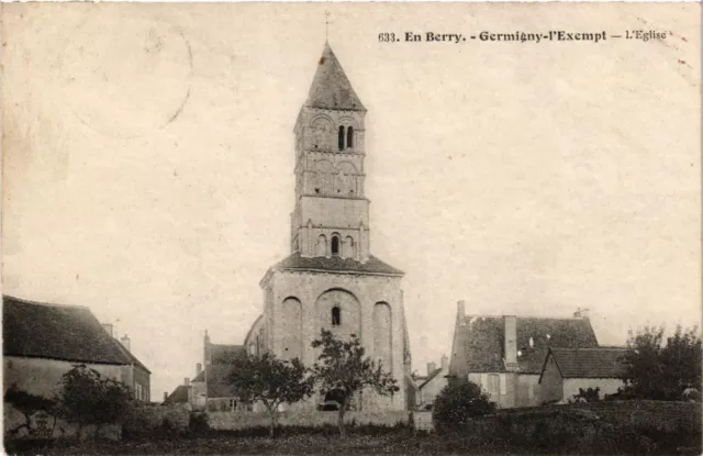 CPA AK GERMIGNY-l'EXEMPT - Église (634712)