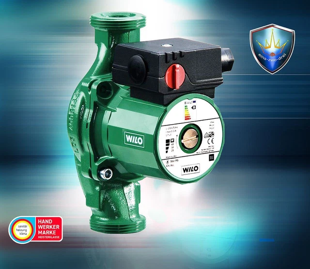 Pompe Circulation Eau Chaude POWEKA RS25/4-180 - 72W - 4m Hmax - 230V - Pour Chauffage/Chaudière