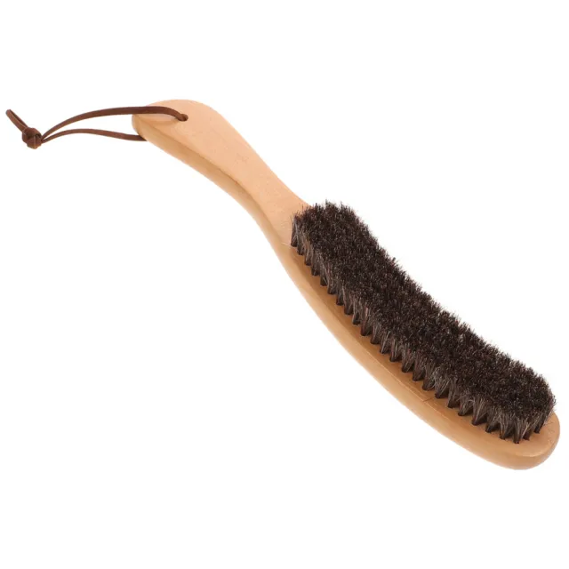 Wooden Upholstery Brush for Couch Horsehair Clean Applicators