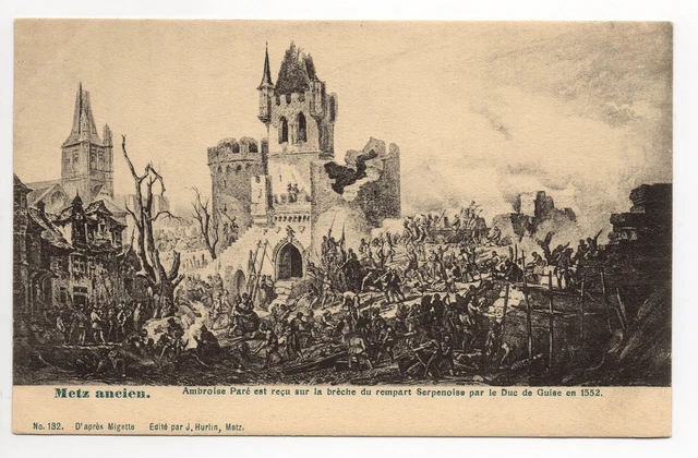 METZ moselle CPA 57 série METZ ANCIEN n° 132 Rempart serpenoise duc de guise