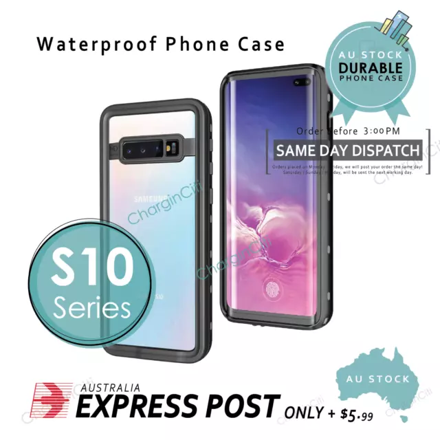 For Samsung Galaxy S10 Plus Case Life Waterproof Shockproof Heavy Duty Cover