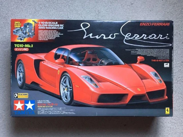 TAMIYA Engine RC 1/10 Enzo Ferrari TG10-Mk.1 Toy Hobby japan Collection box