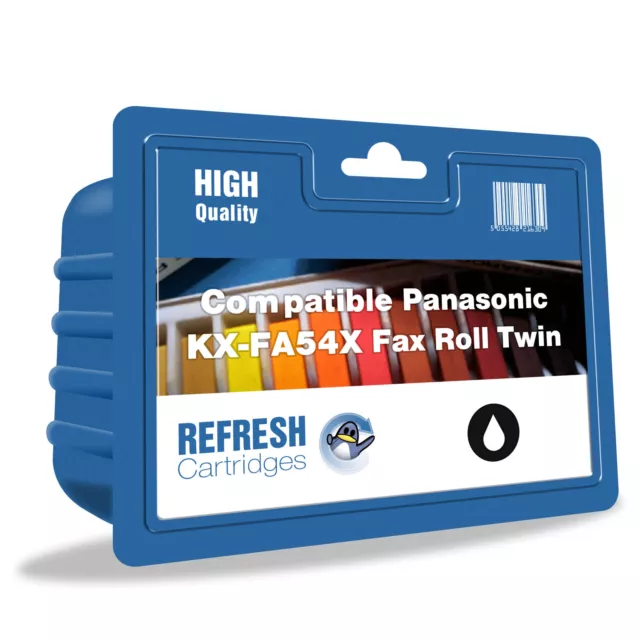 Refresh Cartridges Replacement Fax Roll KX-FA54 For Panasonic Printers 2