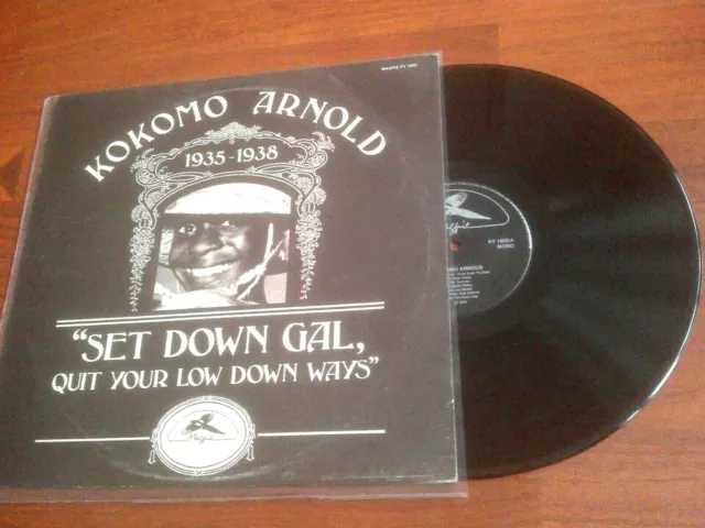 Kokomo Arnold - Set Down Gal, Quit Your Low Down  [UK 1976 VINYL LP  RECORD] VGC