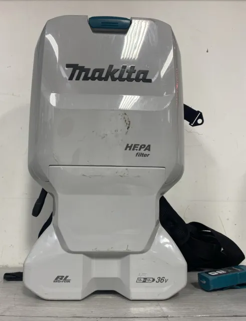 Makita XCV17PG 18V X2 LXT Lightweight Cordless Vacuum Backpack #1