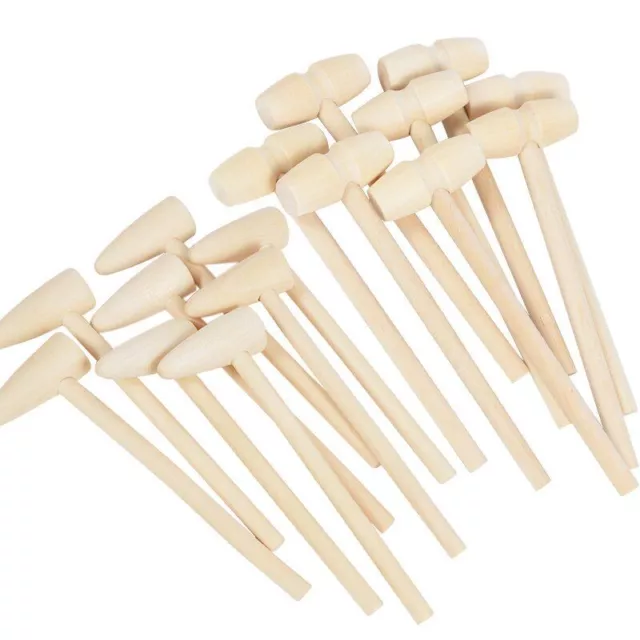 5pcs 10pcs Mini IN Legno Martello per Bambini Parco Giochi Giocattolo Nuovo