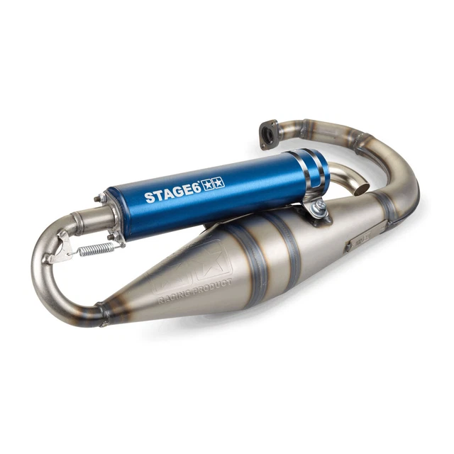 SILENCIEUX STAGE6 PRO Replica MK2 Bleu MBK 50 Booster Track 1997-1999 ...