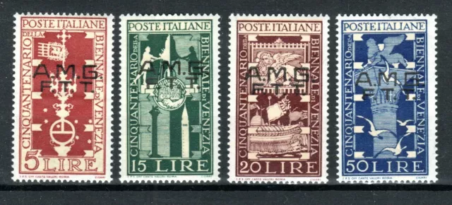 Italy - Trieste 1949 Art Exhibition, Venice opt set SG 86-89 MH