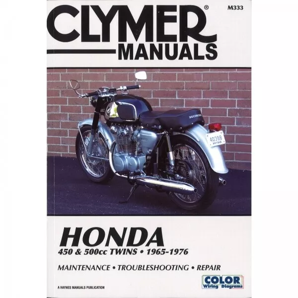 Honda 450 500cc Twins (1965-1976) manuale riparazione clymer