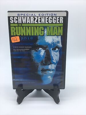 THE RUNNING MAN Arnold Schwarzenegger 87 35mm set of 5 film cells rare