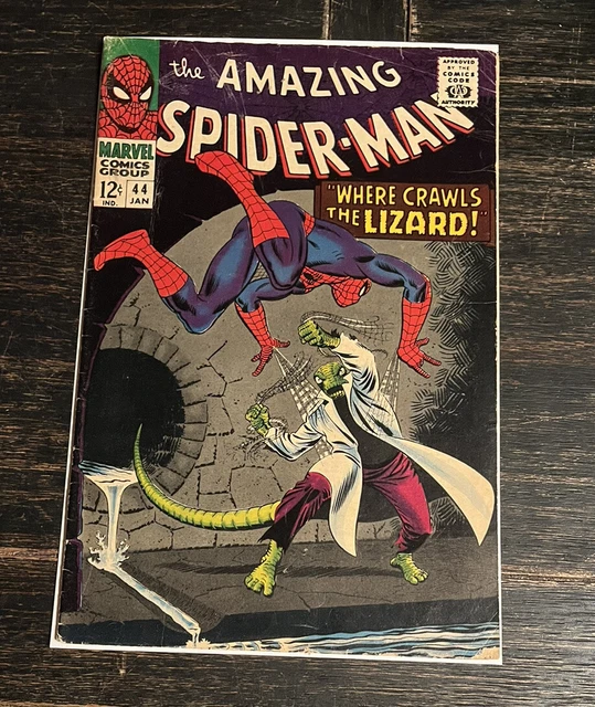 The Amazing Spider-Man #44 - Marvel Comics - 1967 -Where Crawls The Lizard
