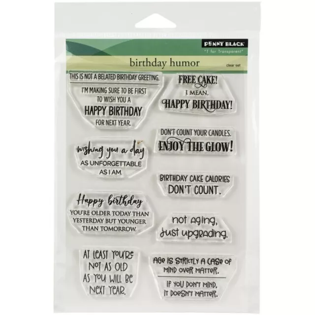 Penny Black Clear Stamps - Birthday Humor