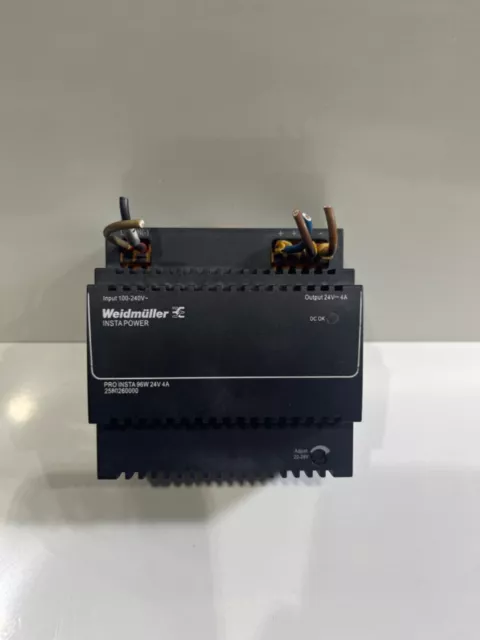 weidmuller 2580260000 pro insta 96w 24v 4A power supply