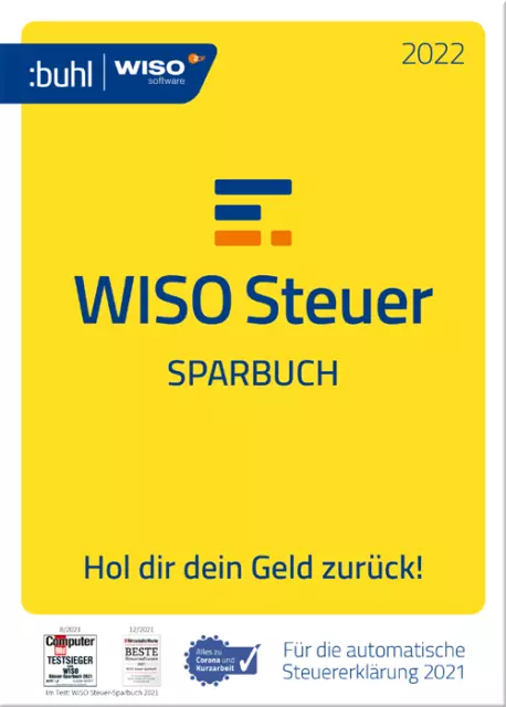 WISO Steuer 2022 (für Steuerjahr 2021) Sparbuch Download