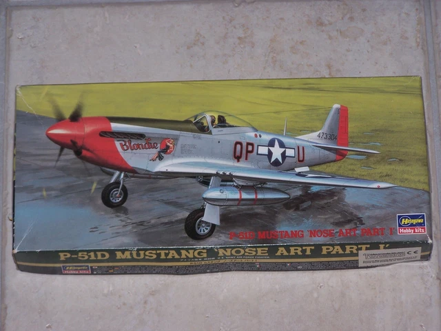 Avion De Collection Mustang P-51 D WWII - Échelle 1/72 - Modèle à Monter Ou Décoratif