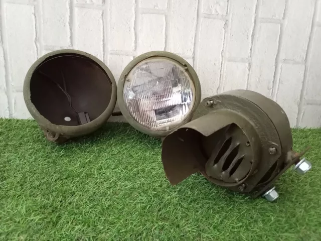 RARE WW2 JEEP  Military Lights  Parts Lot