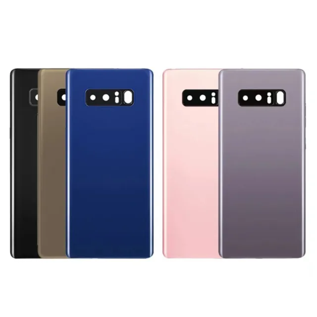Back Glass Cover For Samsung Galaxy Note 8 N950/N950F Rear with Camera Lens AAU