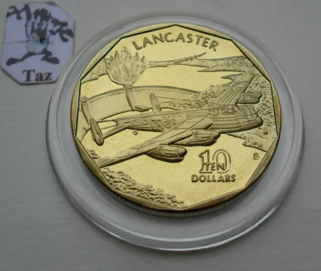 1991 MARSHALL ISLANDS $10 Legendary Aircraft Off Ww2 Lancaster Free 🚚 £ ...