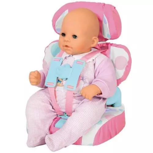 Casdon Baby Huggles Dolls Car Booster Seat for Pretend Play 3