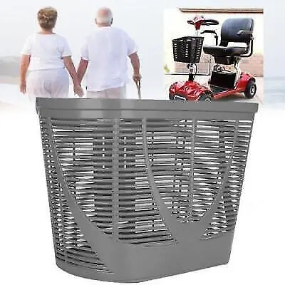 XL Waterproof Front Storage Basket Bag for UK Mobility Scooters - Black 2