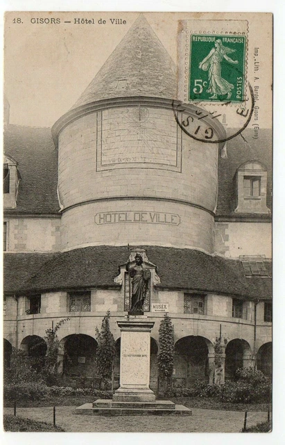 GISORS - Eure - CPA 27 - L' Hotel de ville