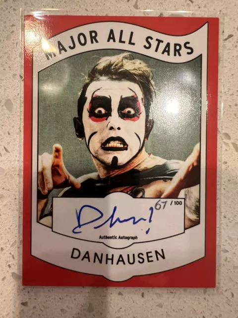 Danhausen 67/100 Limited MWFP Autographed Signed Major Wrestling Figure Podcast