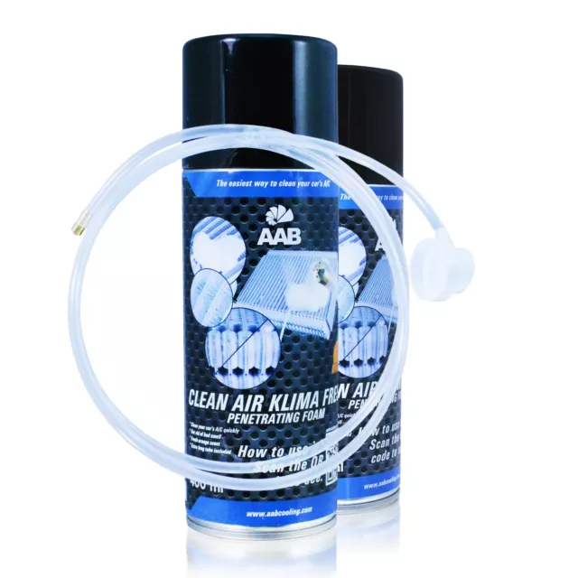 2X AAB CLEAN AIR CLIMA PULIZIA FRESH 400 ml condizionatori disinfezione  schiuma EUR 18,21 - PicClick IT