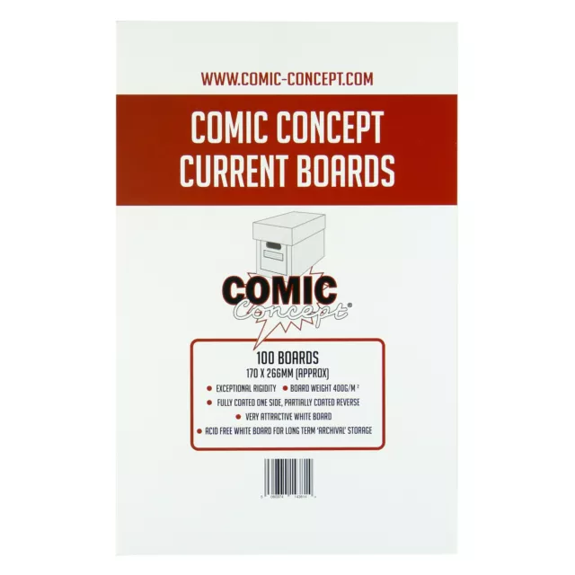 Current Comic Book Backing Boards 6 3/4 x 10 1/2 (100 pack)