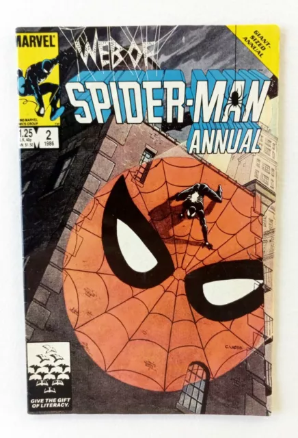 Web Of Spider-Man Annual #2 - Marvel Comics 1986 Black Symbiote Suit.