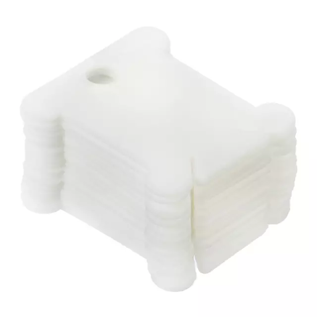Plastica Filo Bobina,200pz Cucito Filo Carta Cartone,Bianco