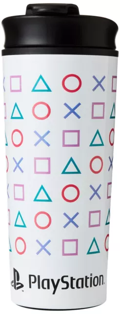 Pyramid International MTM25995 Playstation (Shapes) Metal Travel Mug, 2 Count (P