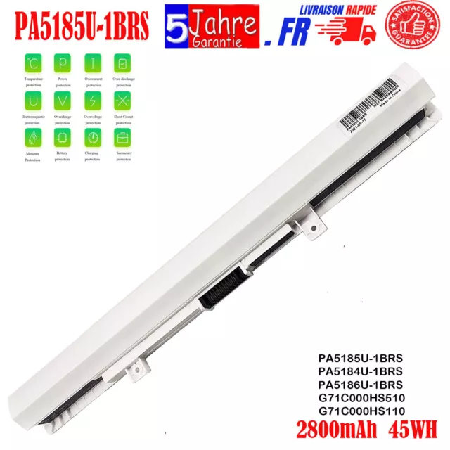 PA5185U-1BRS Batterie pour Toshiba Satellite C50D-B C50t-B C70-C L50-B L50D FR