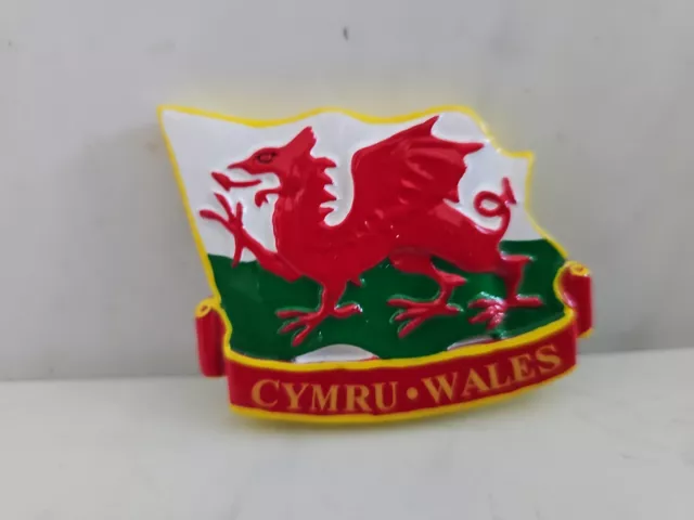 Welsh Flag Cymru Fridge Magnet - HANDMADE IN WALES ❤️