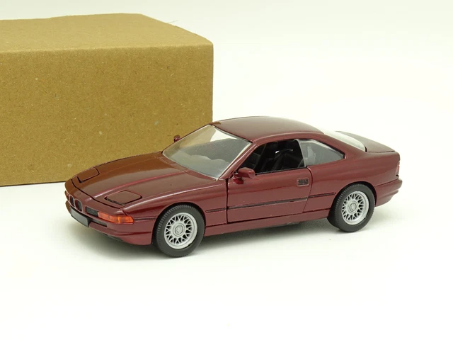 Modèle Réduit Schabak 1/43 BMW 850i E31 - Couleur Bordeaux - Avec Défauts (occasion)