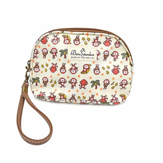 "Bolsa de Cosméticos "Bees Garden" (195 mm x 130 mm) Diseño Mono Almacenamiento Maquillaje