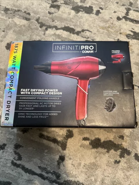 CONAIR Infiniti Pro 1875-Watt Compact Dryer Design - Fast Drying