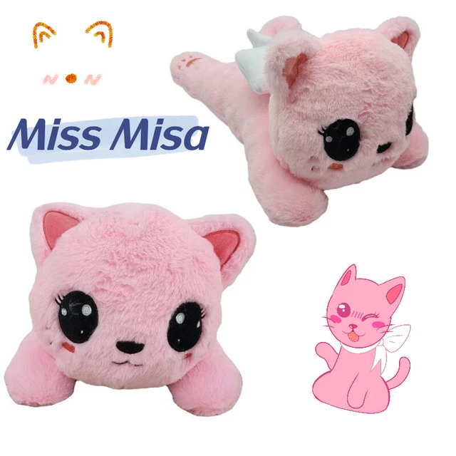 MISS MISA PLUSHY Soft Anime Cat Plush Toy Pink 36cm/14.17in £13.43
