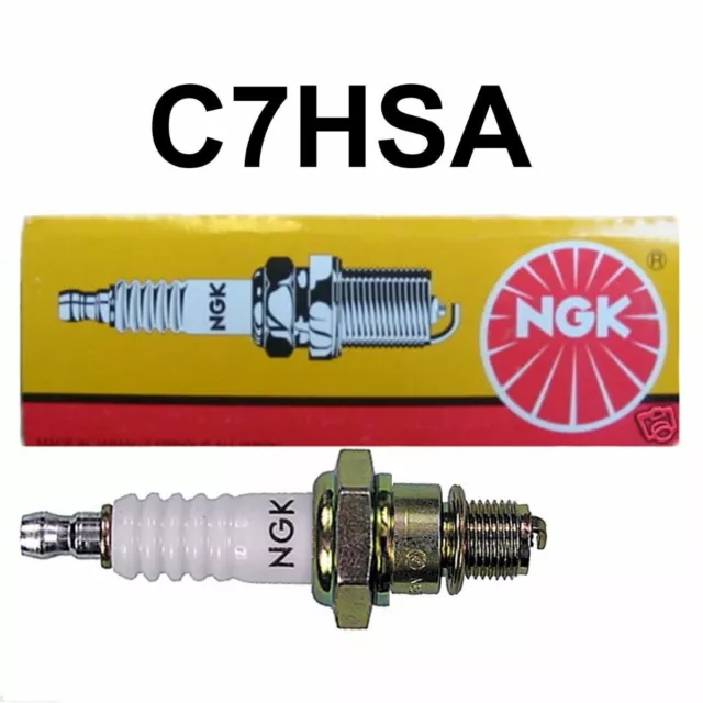 1x NGK C7HSA SPARK PLUG for Pit Bikes ATV Quad Dirt 50cc 90cc 110cc 125c-150cc