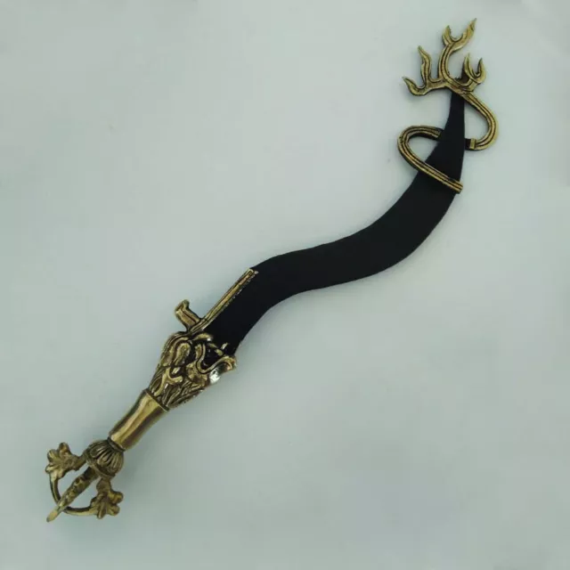 Tibetan Buddhist Dragon fire Flaming Sword (Khadga) 15" - Nepal