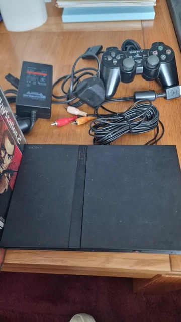 PlayStation 2 - Slim Silver Video Game Home Consoles PlayStation 2 Slim Console (Silver) SCPH-70000 Japanese Model - Region Locked, PS1 Compatible PS1 Backward Compatible PS2
