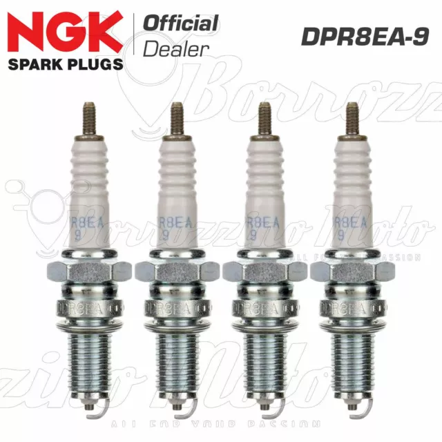 Kit 4 Candela Candele Dpr8Ea9 Honda Xl V Transalp - 600-650 Cbr F 88/89