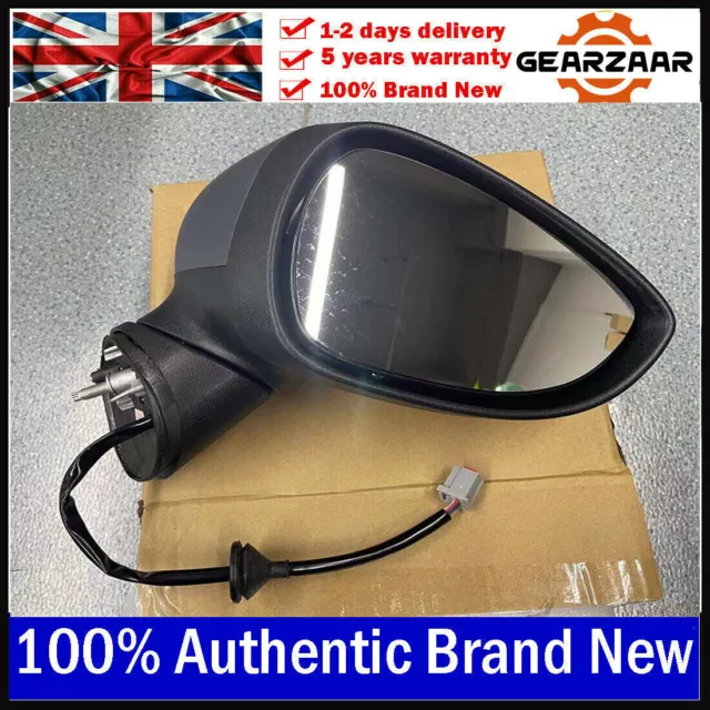 For Ford Fiesta Mk7 08>12 Electric Door Wing Mirror Primed Right Driver Side