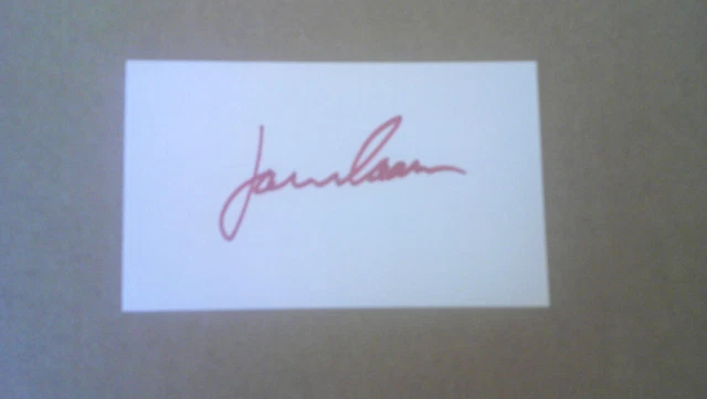 JAMES CAAN SIGNED 3x5 INDEX CARD AUTOGRAPH
