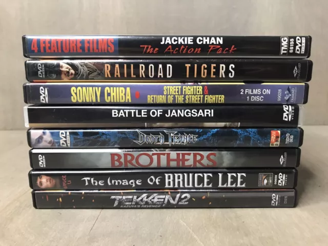 Martial Arts DVD Movie lot: Jackie Chan, Sonny Chiba, Kim Kyung-Min, Bruce Li